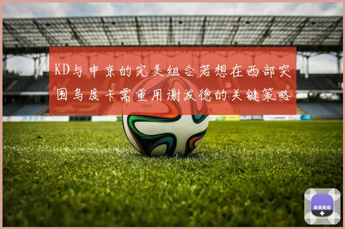 KD与申京的完美组合若想在西部突围乌度卡需重用谢泼德的关键策略